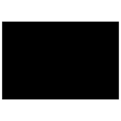Black rectangular PE solar pool cover measuring 19.8 x 13.1 ft.