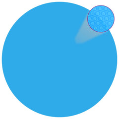 Floating Round PE Solar Pool Film 118 Blue