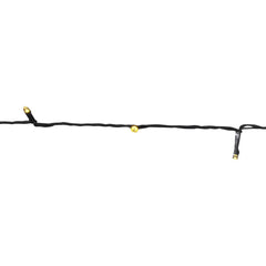 Bostome 200 warm white LED solar string lights on a 78.7ft black wire strand.