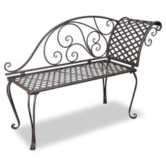Garden Bench Antique brown Steel Standard Durable Garden Bench