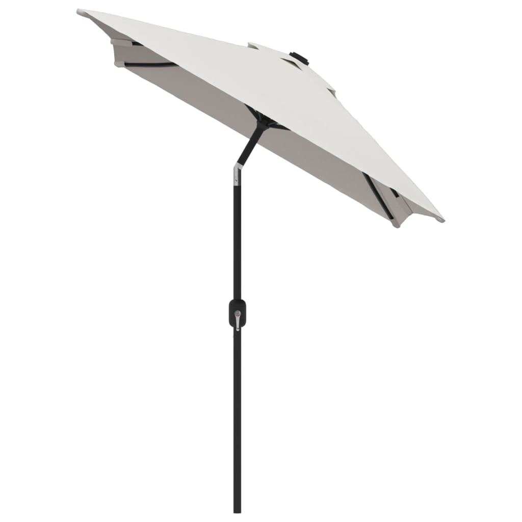 Garden Parasol 78.7x118.1 Sand White Rectangular