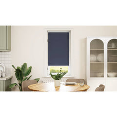 Roller Blind Blackout 15.7x39.4 Gray