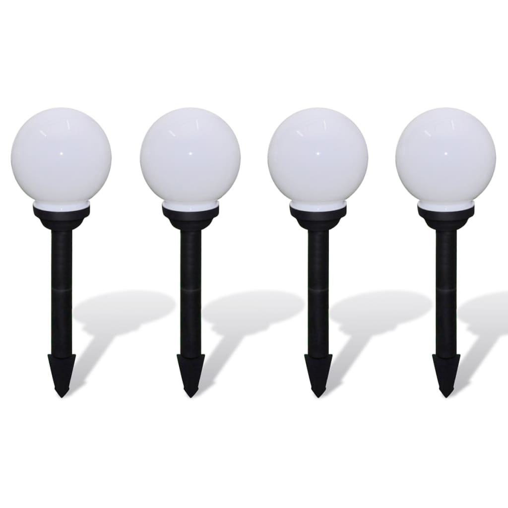 Outdoor Pathway Lamps 4 pcs LED 5.9 with Ground Spike