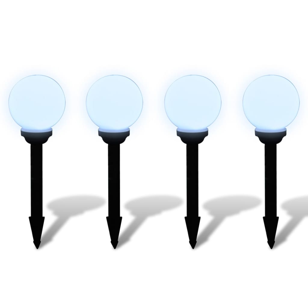 Outdoor Pathway Lamps 4 pcs LED 5.9 with Ground Spike