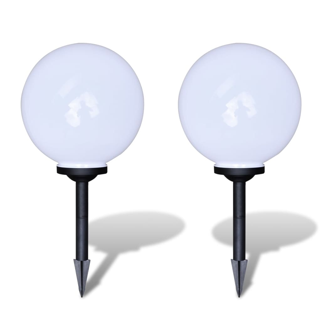 Outdoor Pathway Lamps 2 pcs LED 11.8 with Ground Spike