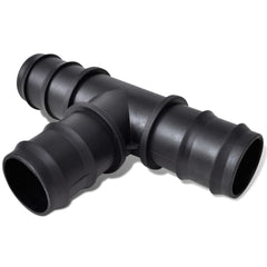 Plastic 3-way valve T-connector for solar pool heater bypass kit.