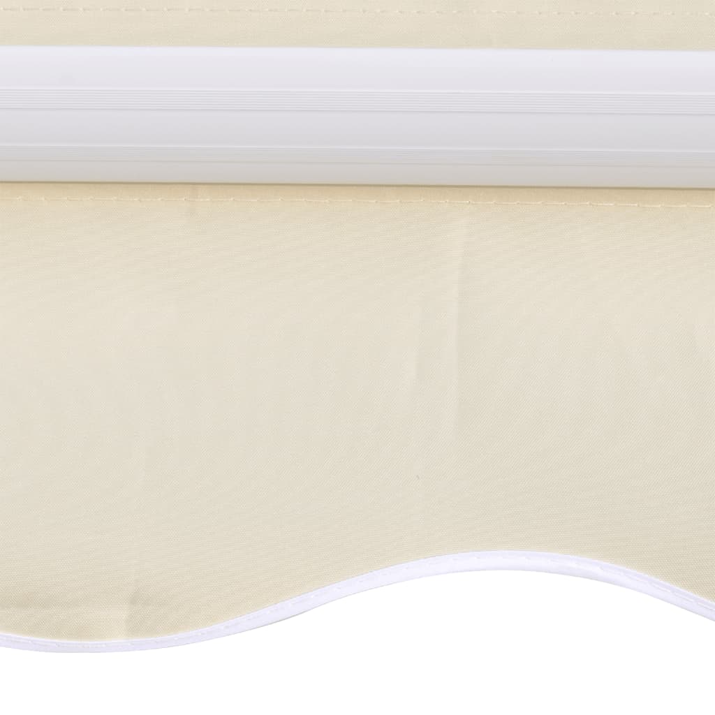 Awning Top Sunshade Canvas Cream 9.8'x8.2' (Frame Not Included)