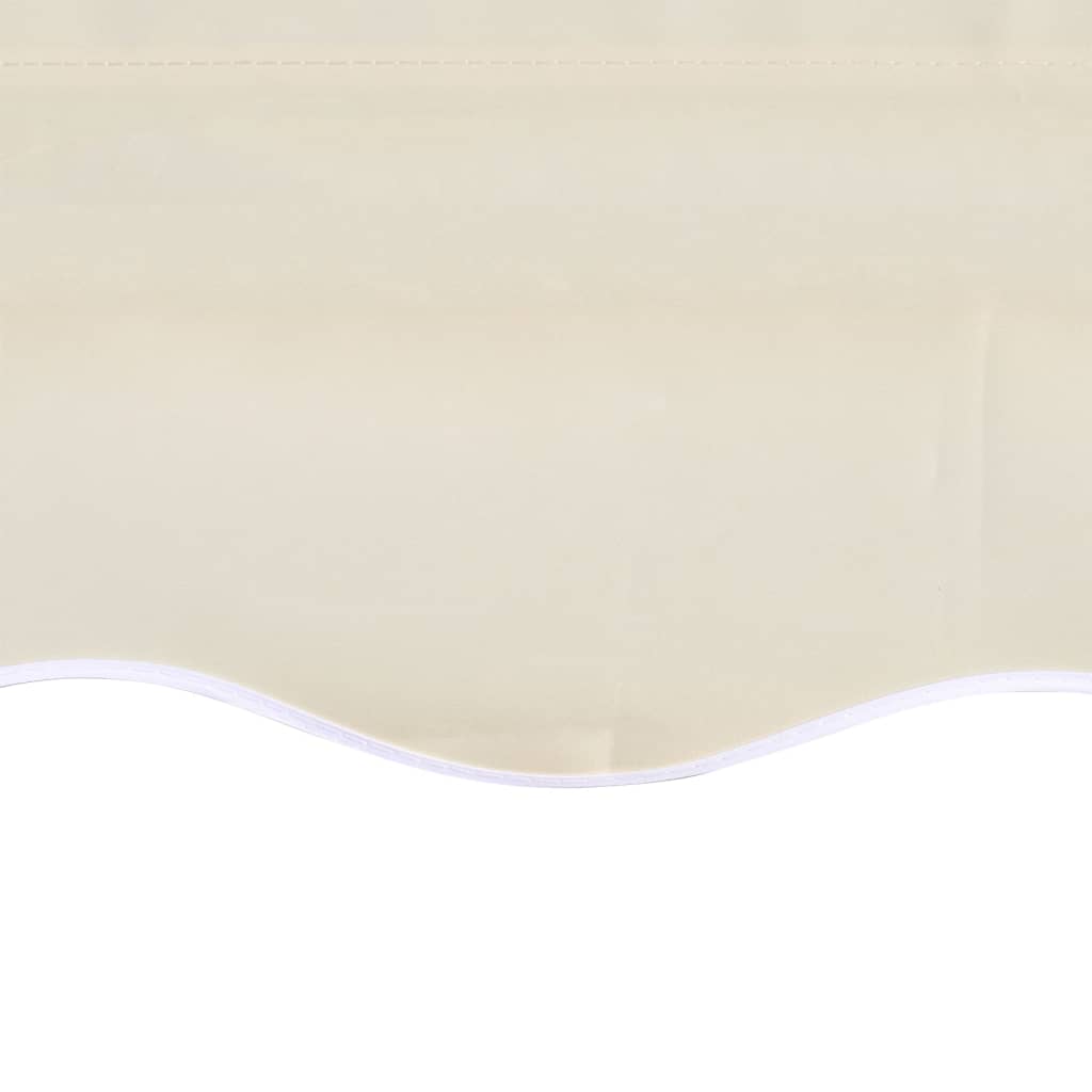Awning Top Sunshade Canvas Cream 13.1'x9.8' (Frame Not Included)