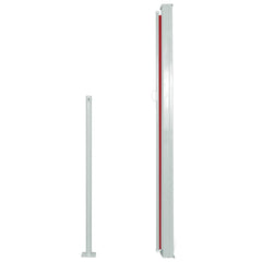 Patio Terrace Side Awning Red 5'2x9'10