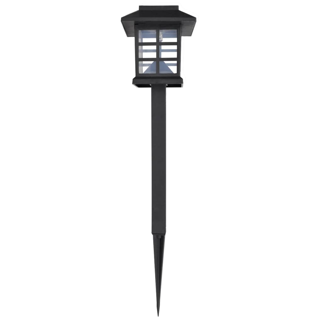 Outdoor Solar Lamp LED Light Set 12 pcs with Spike 3.4x3.4x15