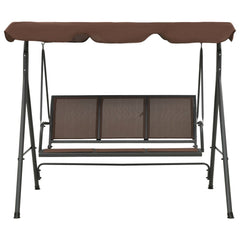 Porch Swing Coffee Powder-coated steel frame Large