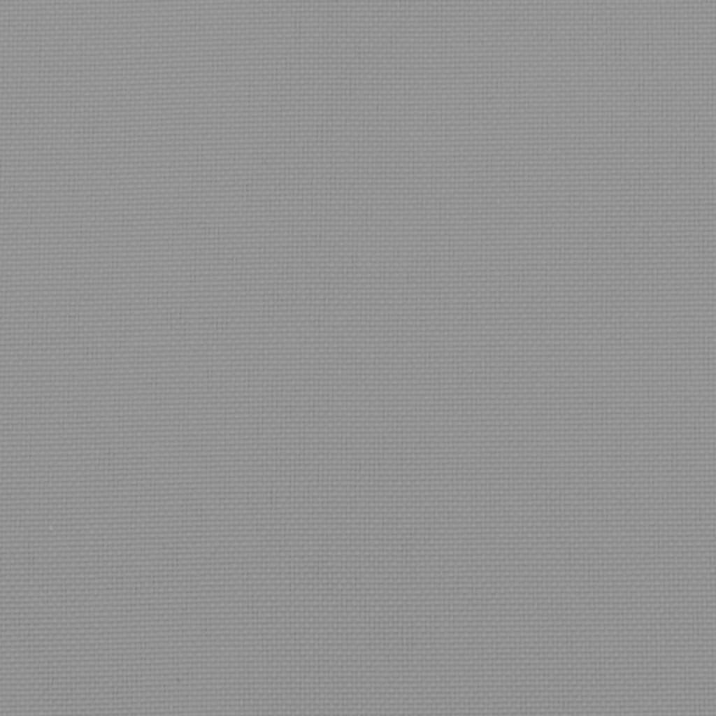 Gray polyester pallet cushion measuring 47.2 x 31.5 x 4.7 inches.