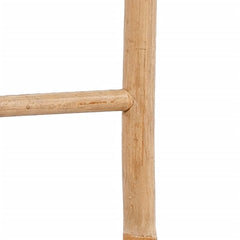Bostome bamboo towel ladder rack with 6 rungs, 74.8 inches tall.