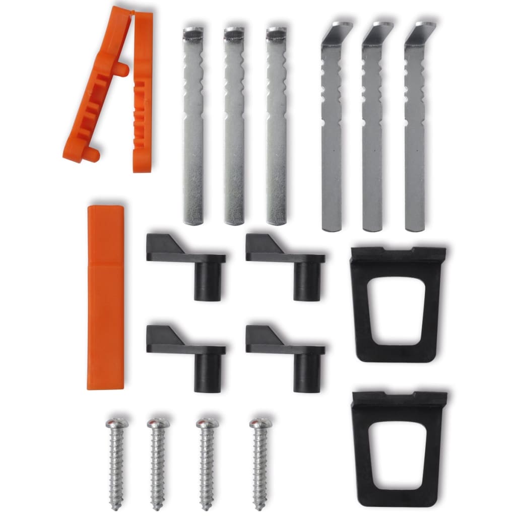 Brown aluminum insect screen window kit with frame, mesh, clips, and screws for 51.2x59 inch openings.
