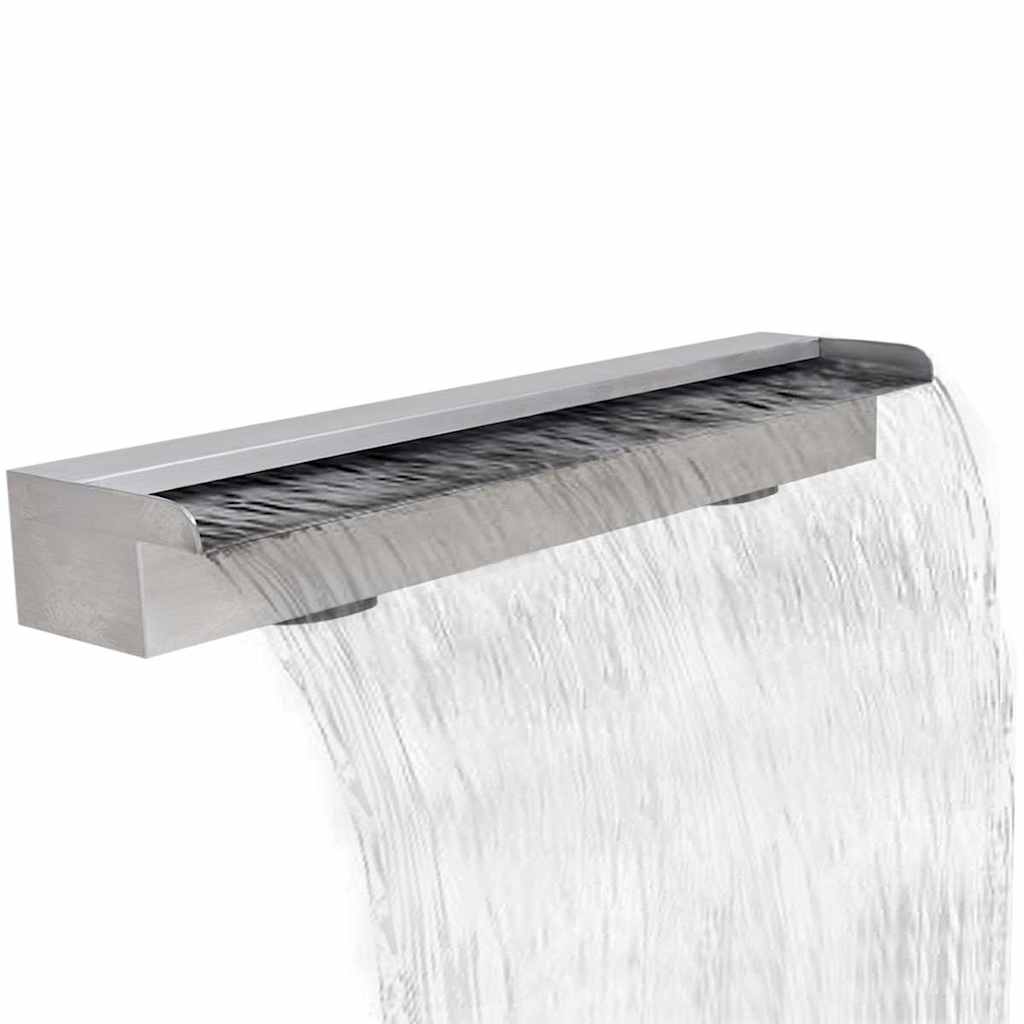 Swimming Pool Fountain Silver SS 304 stainless steel 35.4 in