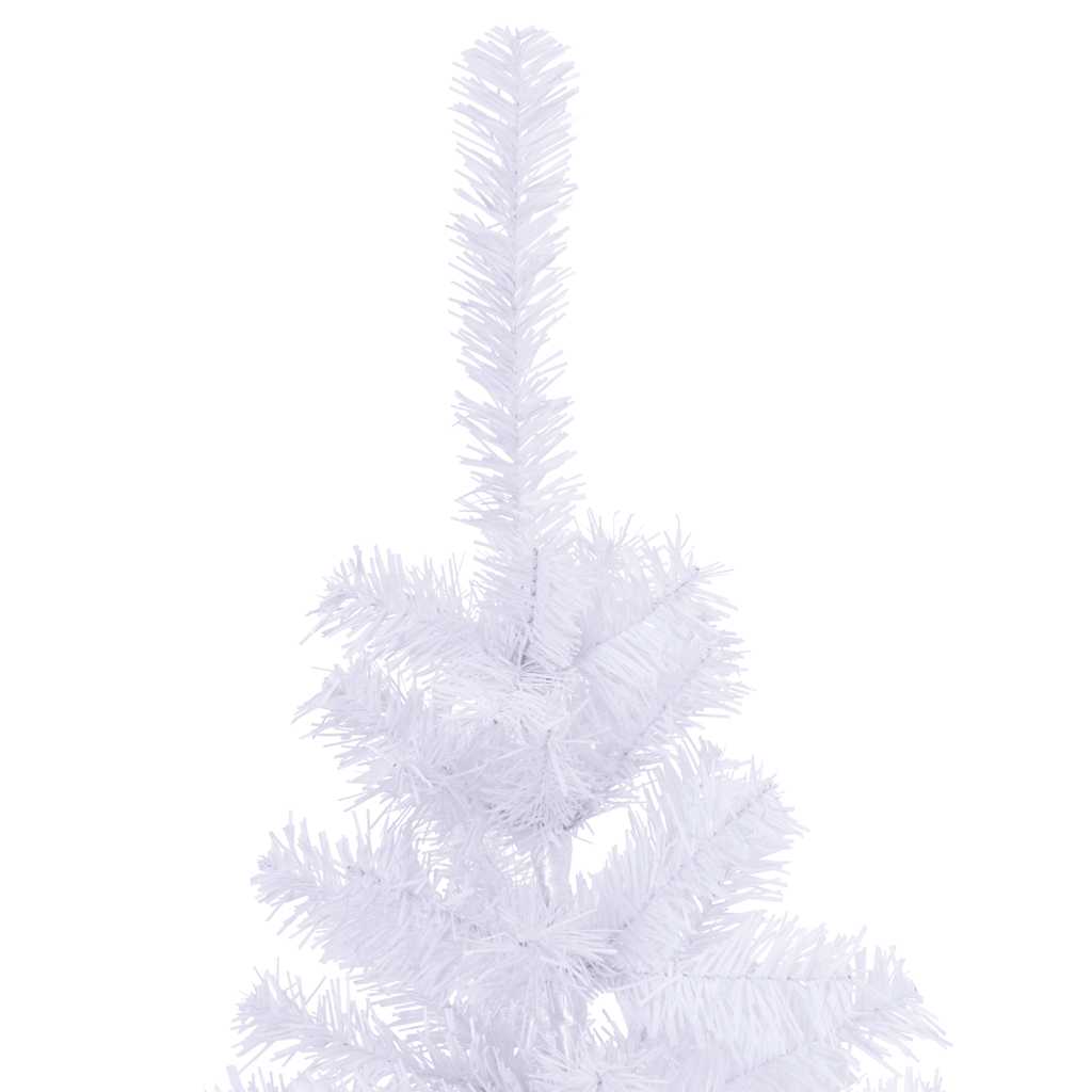 A 5-foot white artificial Christmas tree with 380 branches and a stand.