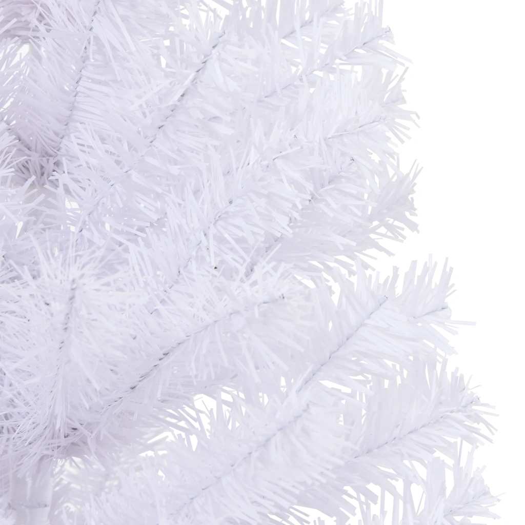 A 5 ft white artificial Christmas tree with 380 branches and a stand.