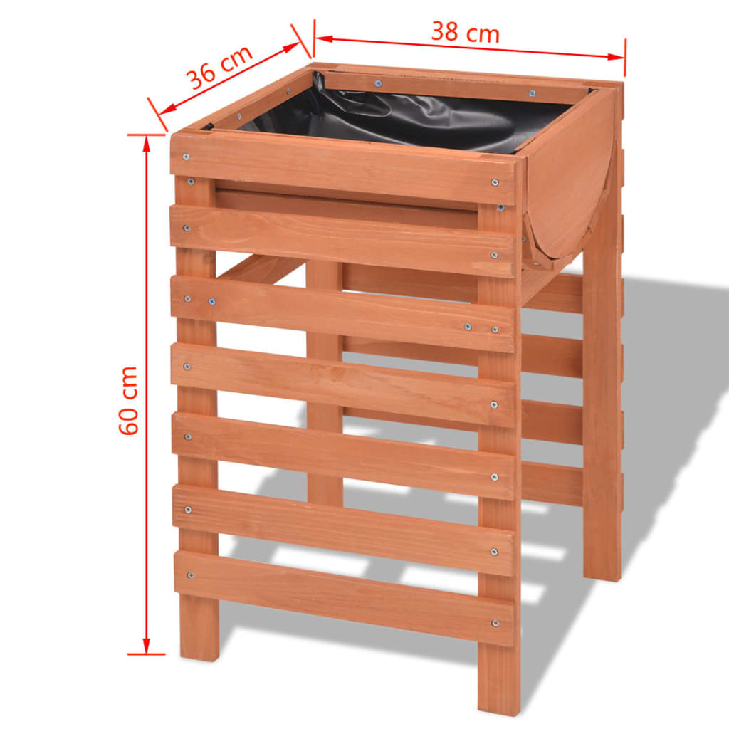 Planter 14.9x14.1x23.6 Wood