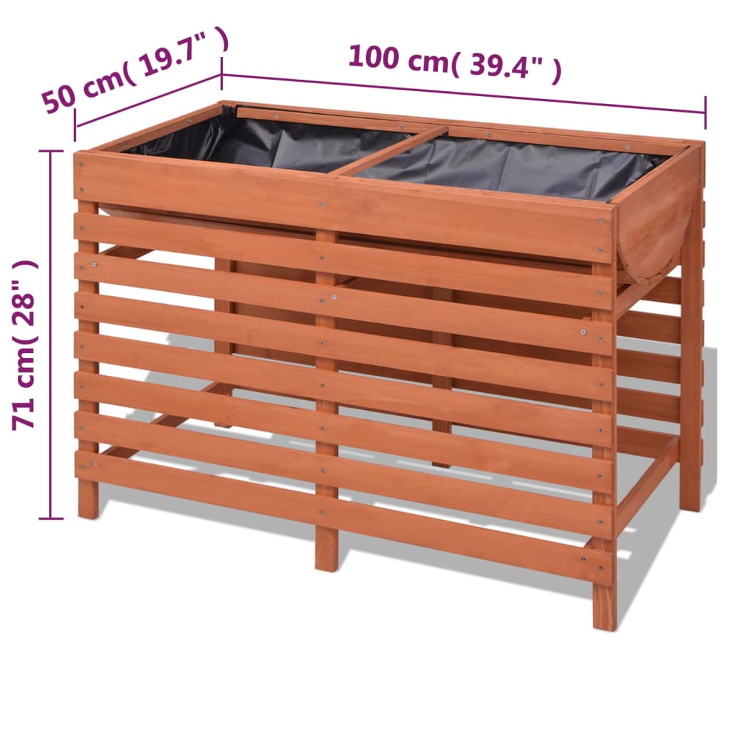 Planter 39.3x19.6x27.9 Wood