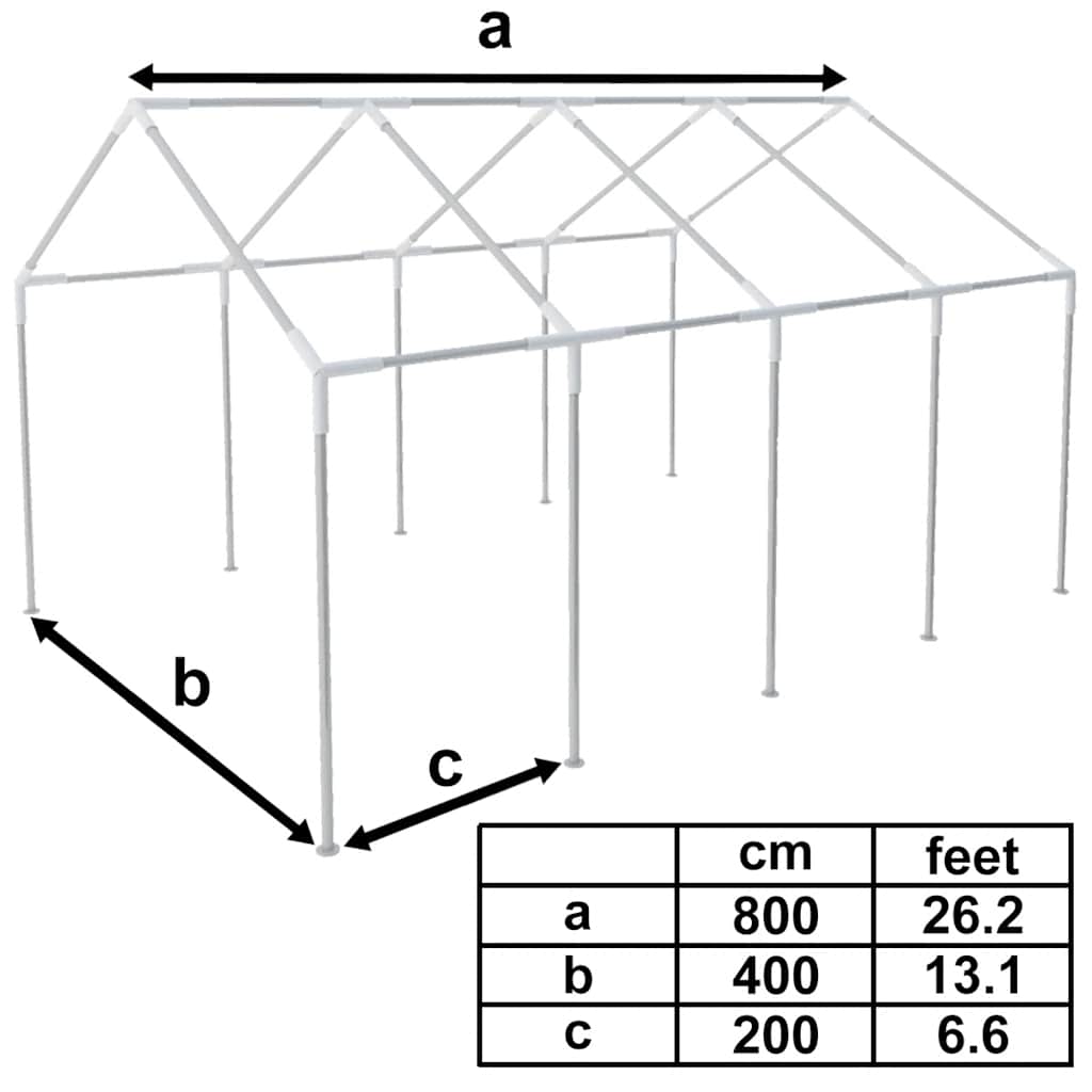 Party Tent/Marquee White 26.2'x13.1'