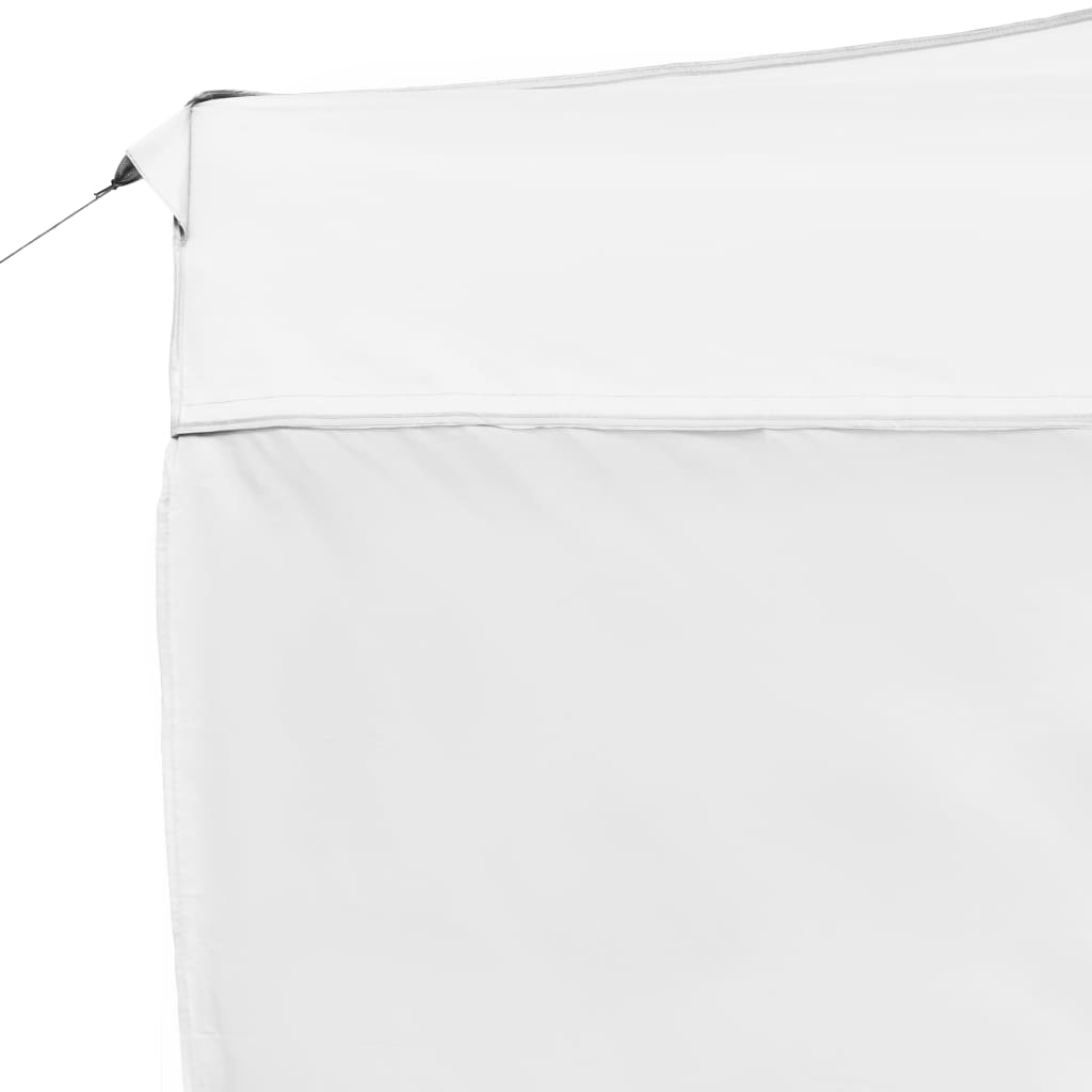 Professional Folding Party Tent with Walls Aluminum 14.8'x9.8' White