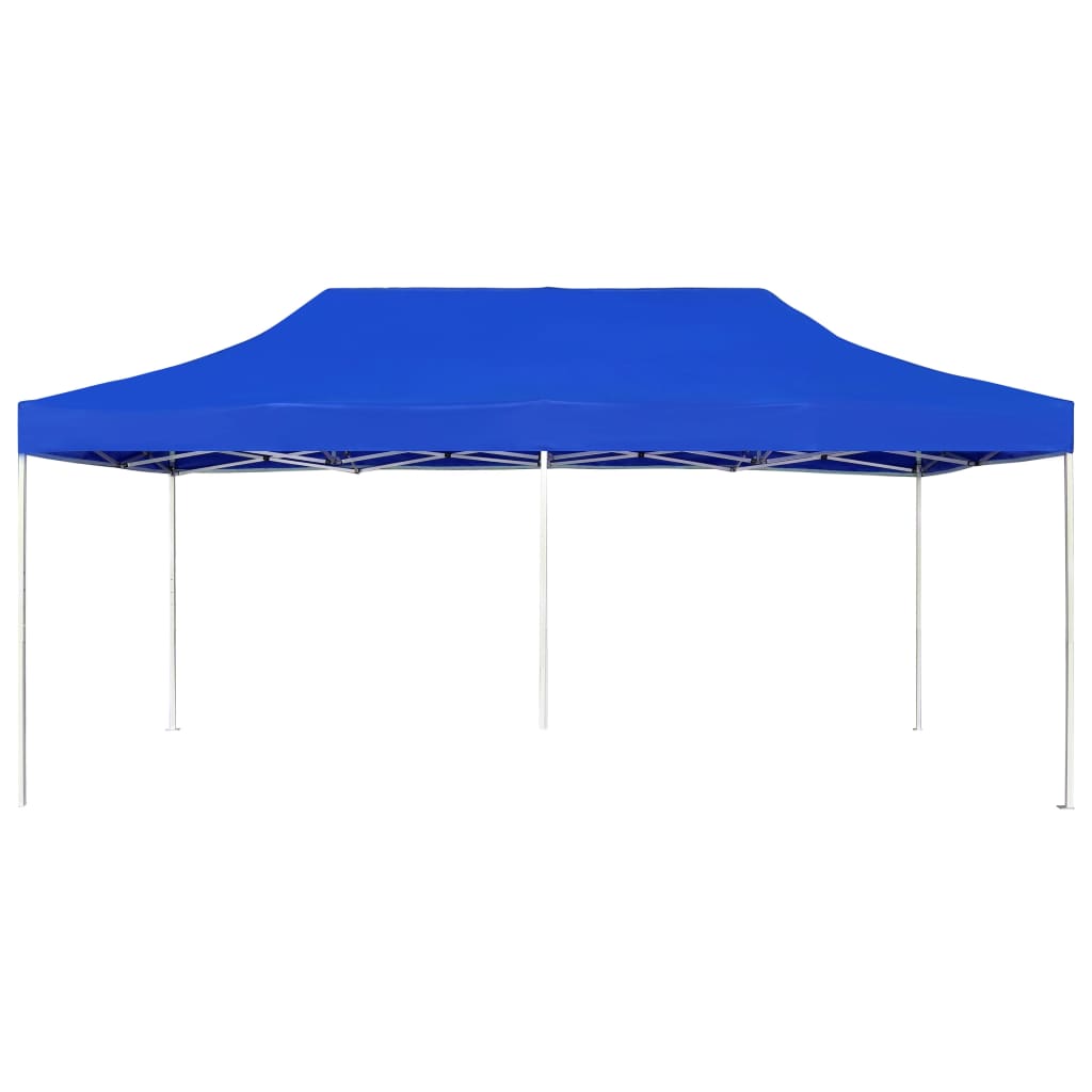 Professional Folding Party Tent Aluminum 19.7'x9.8' Blue
