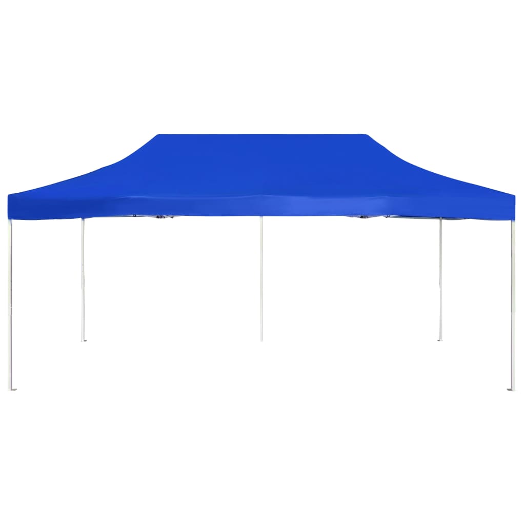 Professional Folding Party Tent Aluminum 19.7'x9.8' Blue