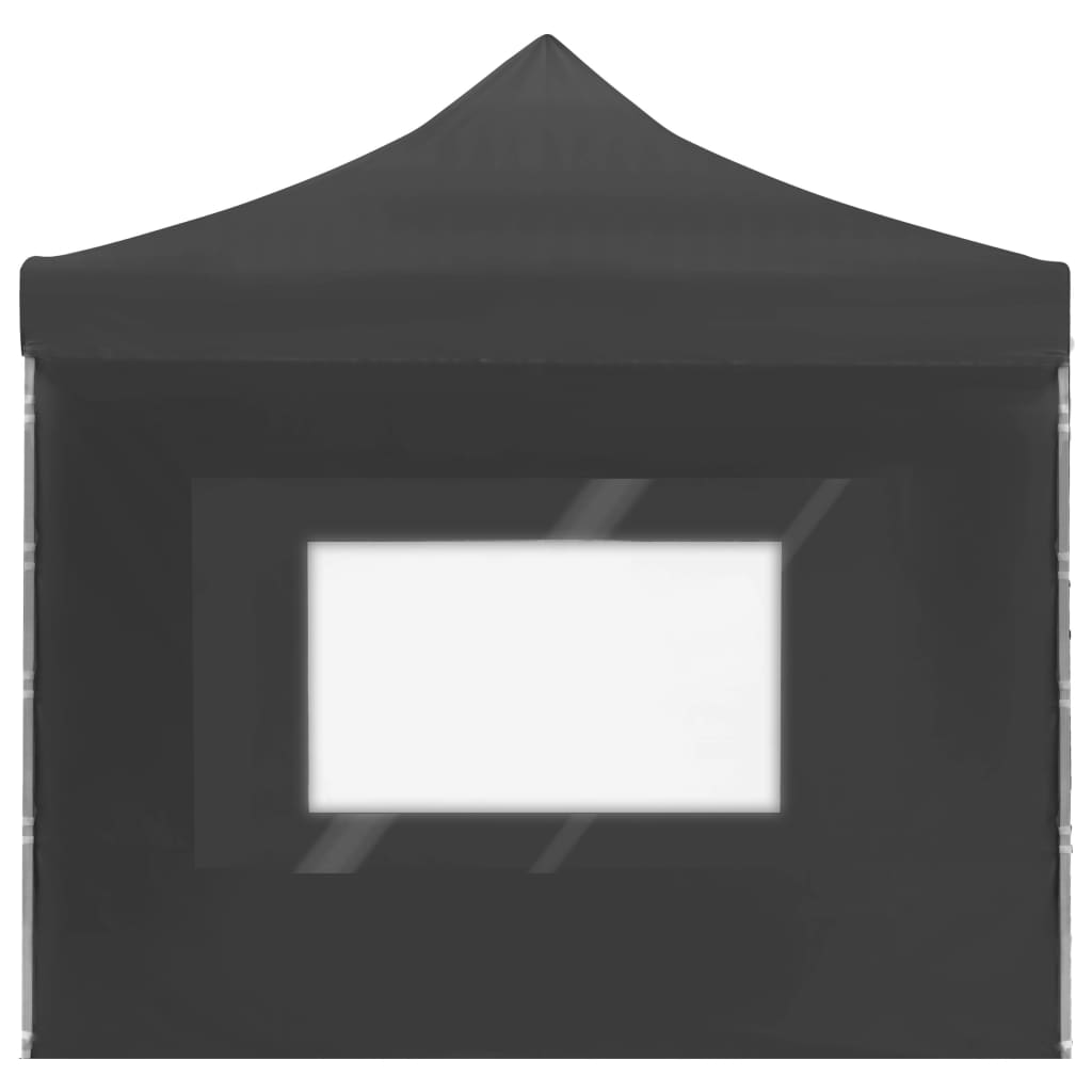 Professional Folding Party Tent with Walls Aluminum 19.7'x9.8' Anthracite
