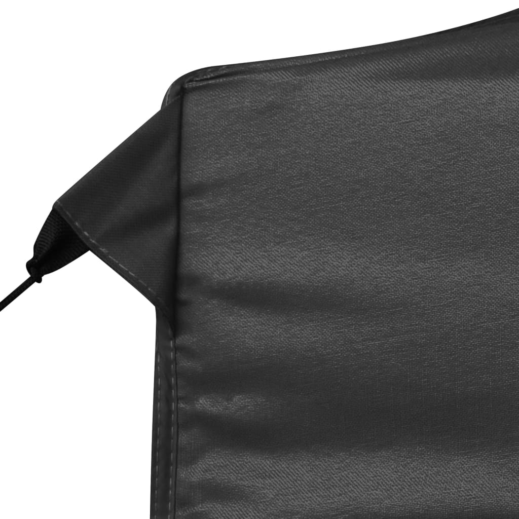 Professional Folding Party Tent with Walls Aluminum 19.7'x9.8' Anthracite