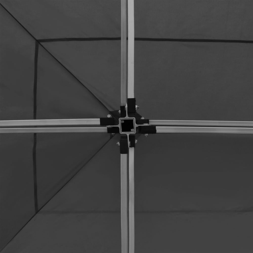 Professional Folding Party Tent with Walls Aluminum 19.7'x9.8' Anthracite