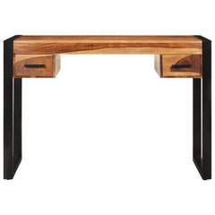 Desk Brown Solid Acacia wood, Powder-coated steel Medium Desk
