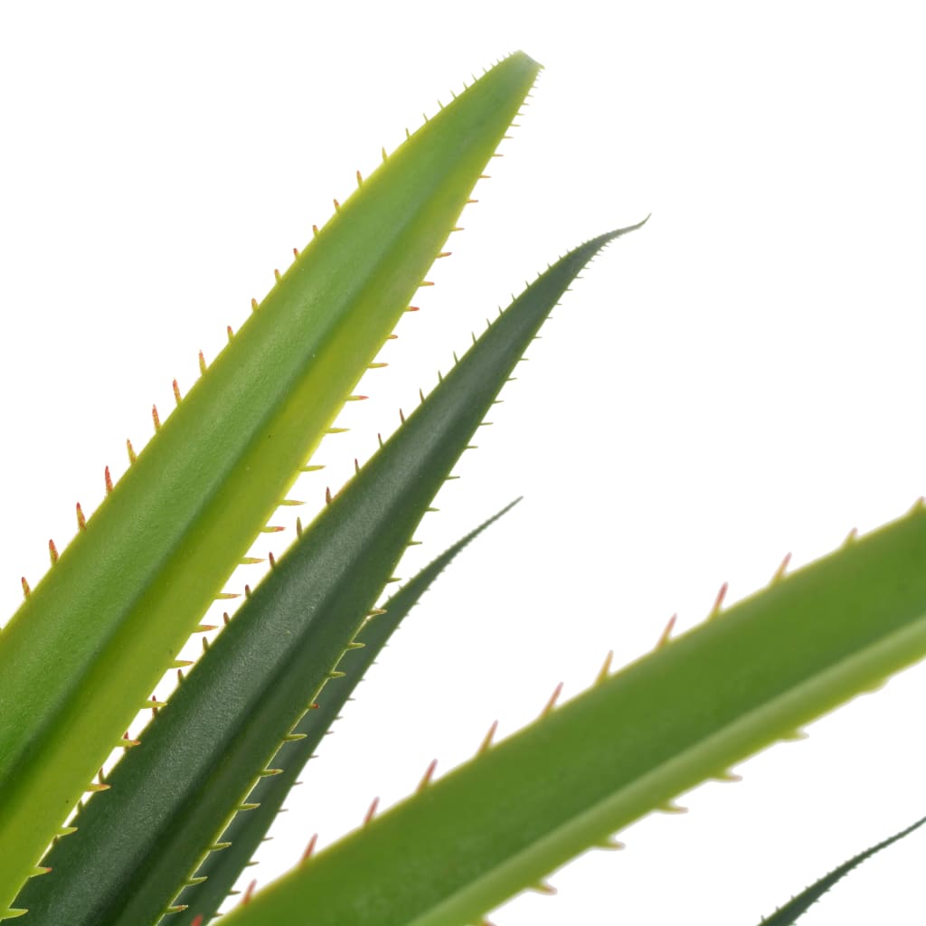 Artificial green yucca tree plant in a pot, 57.1 inches tall with spiky leaves.