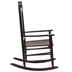 Rocking Chair Brown Poplar hardwood Standard Durable
