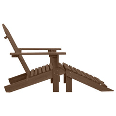 Garden Chair Brown Hardwood Large Durable Garden Chair