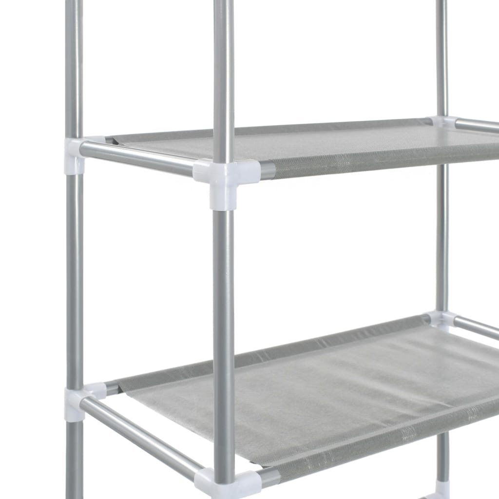 3-Tier Storage Rack over Toilet Silver 20.9x11x66.5