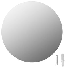 Frameless Mirror Round 11.8 Glass