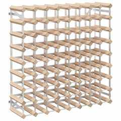 Wine Rack for 72 Bottles Solid Pinewood