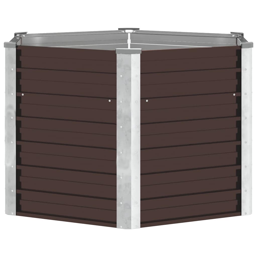 Raised Bed Brown Galvanized Steel Medium Heavy Duty