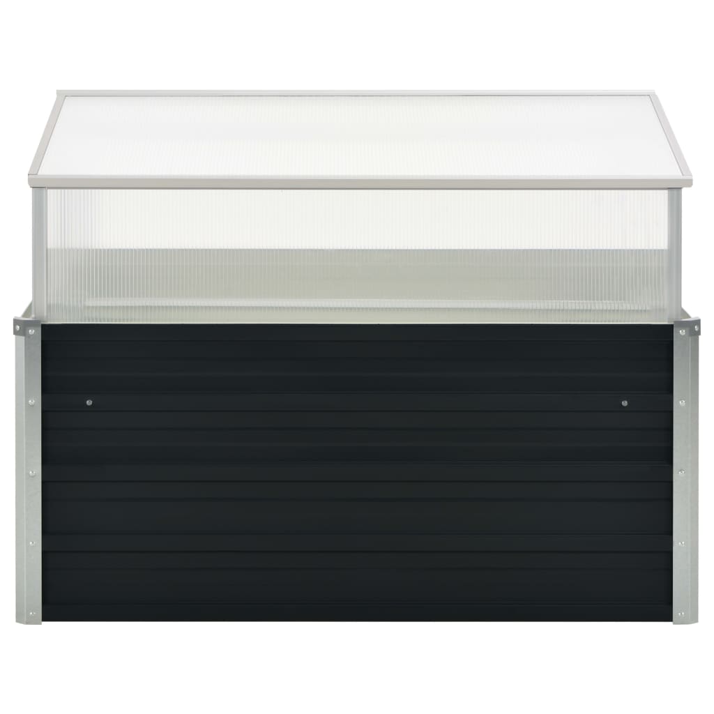 Greenhouse Anthracite 39.4x39.4x30.3 Galvanized Steel
