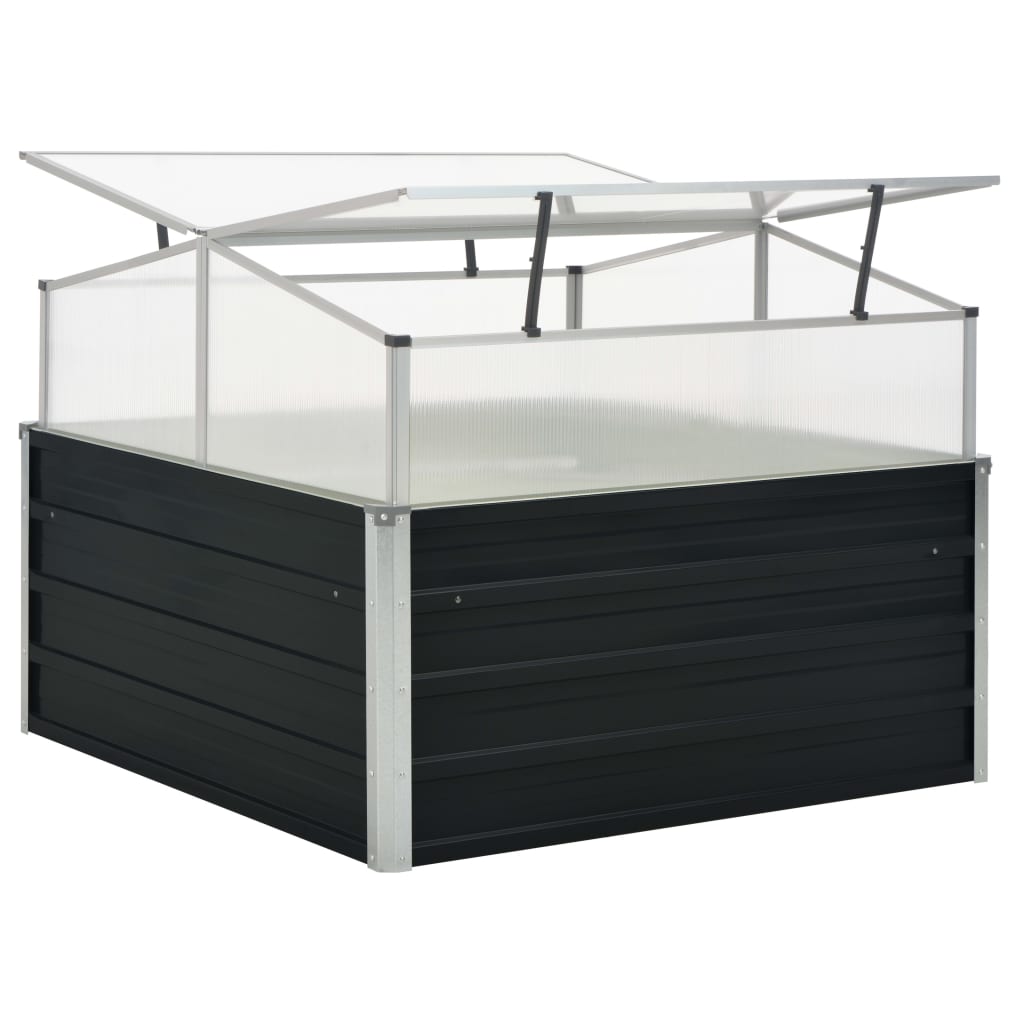 Greenhouse Anthracite 39.4x39.4x30.3 Galvanized Steel