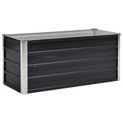 Raised Bed Anthracite Galvanized steel 39.4 x 15.7 x 17.7 in