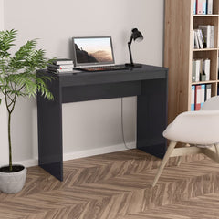 Desk High gloss grey Engineered wood Compact Sleek Desk