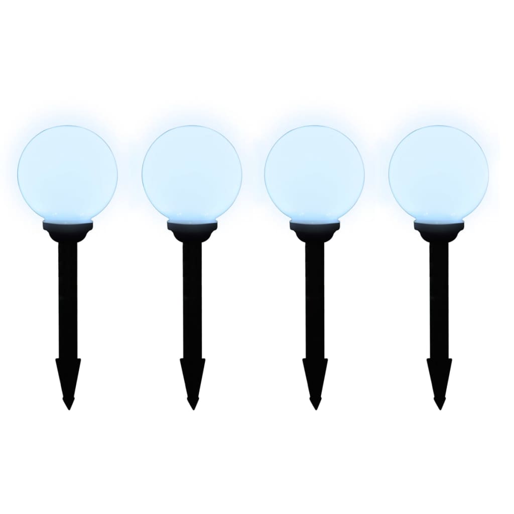 Outdoor Pathway Lamps 8 pcs LED 5.9 with Ground Spike