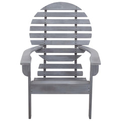 Garden Chair Gray Solid acacia wood Light, easy to move