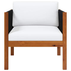 Garden Chair Natural wood color, black