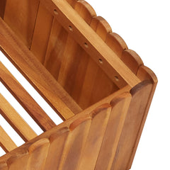Garden Raised Bed 39.3x39.3x9.8 Solid Acacia Wood