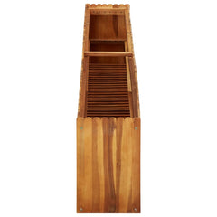 Raised Bed Natural wood color Solid acacia wood Large Planters