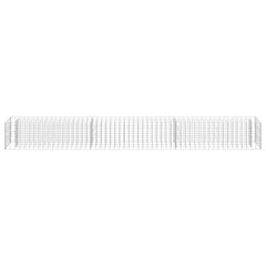 Gabion Raised Bed Silver Galvanized steel 106.3 x 11.8 x 11.8 in