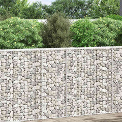 Gabion Raised Bed Silver Galvanized steel 31.5x7.9x39.4 in