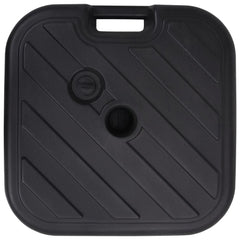 Umbrella Base Black HDPE Medium Umbrella Base Rectangular